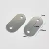 Peça de Conexão para Fundo de Porta-Retrato, Suporte de Canto Trapezoidal, Placa de Pressão Alta e Baixa em Forma de Z, Suporte de Canto para Fixação de Moldura Interna e Externa, Suporte Reto para Porta-Retrato