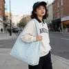 Bolso de Hombro Nuevo Estilo Coreano Ins, Bolso de Axila de Gran Capacidad para Viajes, Bolso Tote Acolchado Informal Tipo Calabaza