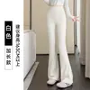 Otoño 2026 Nuevo Estilo Pantalones de Tiburón Micro Acampanados Ropa Exterior para Mujer Caída Delgada Yoga Deportes Danza Capa Base Pantalones Casuales