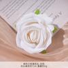 Terciopelo Cabeza Pequeña de Rosa DIY Hecho a Mano Flores Falsas Simuladas Accesorios Retro para el Cabello Pasador Decoración de Flor Accesorios para Corsage de Ropa