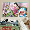 Sanación Anime Doraemon Dibujo Animado Lindo Tela Colgante Celebridad de Internet Fondo de Foto Tela Decoración de Dormitorio Cabecera Tela Colgante