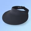 Sombrero de sol de una pieza sin rastro para mujer 2024 nuevo estallido circunferencia de cabeza grande plegable parte superior vacía visera solar sombrero de sol