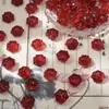 Al por mayor 16 mm Agujero Mediano Esmaltado Loto Tallado Unilateral Cristal Cuentas Sueltas Material para Pulsera Collar Hecho a Mano DIY
