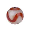Cuentas Dzi Naturales Genuinas Estilo Tíbet, Ágata Roja Perlada Redondas para Collares, Colgantes, Pulseras DIY y Cuentas Espaciadoras al por Mayor