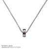 Collar de anillo japonés recomendado por Net Red para hombre, colgante de titanio callejero para discoteca, joyería de estilo hip hop a la moda.