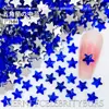 Acessórios para Nail Art Estrela de Cinco Pontas 7mm Mais Vendidos Tendência Super Brilhantes Strass Irregulares para Unhas Fundo Plano DIY Unhas Usáveis Atacado