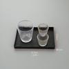 Bandeja Comercial para Hotel Transfronteriza Plástico Engrosado Bandeja de Té para Habitación de Huéspedes de Hotel Vaso de Agua Bandeja de Almacenamiento para Artículos de Tocador Rectangular