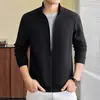 Sudadera con capucha para hombre, nueva para Otoño Invierno 2026, para mediana edad y jóvenes, casual, con cremallera, forrada de terciopelo, chaqueta cárdigan, color liso, deportiva, moderna, Dropshipping