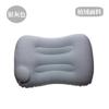 Almohada de cuello portátil almohada en forma de U almohada inflable de presión descanso al aire libre acampada PVC flocado almohada de avión almohada de viaje