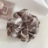 Diadema de Scrunchie Versátil de Gama Alta Estampado Paisley Suave para Cola de Caballo Baja Perezosa o Moño Accesorio para el Cabello