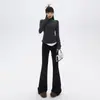26 calças pantalona retrô versáteis de hot girl, calças esportivas soltas e relaxadas com bom caimento, calças casuais para mulheres, entrega regular outono e inverno