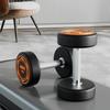 Haltere de Aço Puro Fitness Masculino Casa Ginásio Feminino 30kg Uma Peça Sólida Combinação de terno de halteres