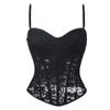 Comércio Exterior Primavera Novo Produto Corset Sexy Modelador de Cintura Push-Up Sutiã com Aro e Bojo com Alças Finas Sutiã de Espinha de Peixe