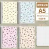Elementos de Aspecto Elegante y Lindos Banderas de PVC Suave con Hojas Sueltas B5 Cuaderno Engrosado A5 Cuaderno Desmontable para Estudiantes