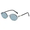 Ps33293 Gafas de Sol sin Marco para Hombres y Mujeres, Gafas de Sol de Metal, Gafas de Viaje de Moda, Gafas de Sol de Alta Gama
