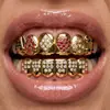 Baralho de cartas da moda Europeu e Americano mais vendido Grillz decorativo Hiphop hip hop com diamantes dentes de ouro gr Europeu e Americano mais vendido