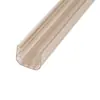Fabricantes de extrusión Perfil de plástico de extrusión de PVC Material con forma de carcasa de plástico Molde abierto Cubierta personalizada Canaleta para riel de circuito