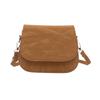 Bolso Cuadrado Pequeño Estilo Coreano Textivo Casual Bandolera Pequeña Bolso Lindo Simple Bolso de Hombro Hermoso de Moda para Mujer 2025