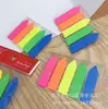 Dia Criativo Adesivos Fluorescentes PET Adesivos de Índice de Classificação Folha Solta Etiqueta Adesivos Coloridos Adesivos de Indicação Transparentes Adesivos Post-it