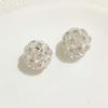 14K ouro cobre zircão oco flor bola bola bola bola bola bola bola bola bola bola bola conta diy corda pulseira colar jóias material de conta solta