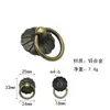Anillo de Tirador para Tarro de Cerámica, Asa para Tarro de Té, Muebles Clásicos Chinos, Anillo de Tirador con Agujero Oculto, Accesorios para Cajas de Regalo
