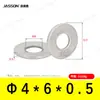Arandelas Planas de Acero Inoxidable 304 M1.6~M7 Estándar Alemán Din125 Venta Directa de Fábrica en Stock Arandelas Planas Antióxido
