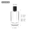 En stock: Botella de perfume de vidrio de 15 ml, botella recargable de perfume, botella de spray portátil, botella de vidrio vacía, set de alta gama