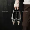 Boutique~2026 Otoño Nuevo Estilo Punta Puntiaguda Zapatos Planos para Mujer Boca Baja Bloque de Color Moño Zapatos de Trabajo de Moda para Mujer