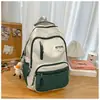 Nueva Mochila Escolar para Chica Estilo Universitario Versión Coreana Femenina Estudiante de Preparatoria Estudiante de Secundaria Mochila de Viaje de Gran Capacidad Mochila para Hombre
