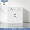 Archivero metálico de doble sección, gabinete para documentos y registros de oficina, gabinete de almacenamiento con cerradura, estantería de acero, gabinete de almacenamiento