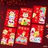 2027 Ano do Carneiro Envelopes Vermelhos Novo Design Criativo Cento de Yuan Desenho Animado de Carneiro Envelopes Vermelhos do Zodíaco para o Ano Novo Chinês Atacado