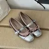 Sapatos Mary Jane Femininos Estilo Ballet Francês com Laço 2026 Primavera/Verão Novos Sapatos Baixos de Uma Tira Sapatos Baixos Simples