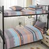 Dormitorio escolar juego de tres piezas ropa de cama para residencia de ancianos sitio unidad sábanas juego de seis piezas ropa de cama para cama individual al por mayor
