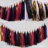 Borlas de papel 20 Piezas/paquete Venta caliente AliExpress Guirnalda fiesta de bodas diseño de cumpleaños de boda 22 colores gran cantidad en stock