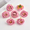 Flor Artificial Rosa Tecido de Seda Flor Falsa Decoração de Casa Casamento Material Artesanal DIY Adereços para Fotografia de Parede de Flores
