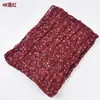 Cachecol com Estampa Floral Pequena Amassado Novo Estilo Outono e Inverno para Mulheres, Estampa em Fio Bali de Alta Qualidade, Estilo Fino Fashionável e Versátil