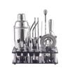 Estante Acrílico Popular Transfronterizo Set de Ollas Shek de 700 ml Estilo Europeo Utensilios para Té de Leche Herramientas para Cócteles Botella Mezcladora