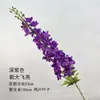 Flores Artificiales Delphinium Estilo Nuevo Grandes para Decoración de Bodas, Arreglos Florales para Salones de Bodas, Materiales Florales Altos, Arreglos Florales para Pasillo, Flores de Seda