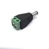 Enchufe CC Macho y Hembra de 12V Adaptador de Corriente Hembra CC 2.1*5.5 Adaptador Verde Conector de Alimentación de Monitoreo
