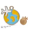 Série Praia Oceânica de Verão Pingentes de Liga Coloridos Charms de Desenho Animado Acessórios para Pulseira Chaveiro DIY