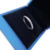 Anillo Abierto de Plata Pura 990 Flor de Cerezo Guji con Textura Temperamento Anillo Sencillo Macizo Todo Fósforo Anillo Completamente de Plata en Vivo Caliente
