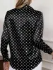 Nuevo top holgado y cómodo de estilo europeo y americano, elegante camisa de diseño francés para moda femenina transfronteriza