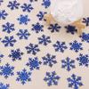Nuevos suministros para fiesta de Navidad confeti de copo de nieve traje de 100 piezas adornos confeti de lanzamiento de Navidad acabado al por mayor