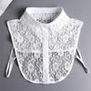 Gola pontuda jeans, gola falsa, feminina, gola de camisa, algodão, decorativa, outono e inverno, suéter combinando, primavera, gola redonda, estilo coreano, moderno