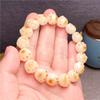 Pulsera de garra de gato de carbón raíz de Bodhi natural de alta densidad Jade blanco Bodhi garra de gato pequeña pulsera suave Xizang para hombres y mujeres