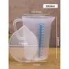 Use diretamente o copo medidor de material PP transparente espessado para cozinha, loja de milk tea, panificação, ferramentas de medição, uso duplo para milk tea e suco