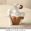 Vaso de Cerámica de Capibara Lindo al por Mayor Decoración de Escritorio de Lujo Ligero Adornos para el Hogar Sala de Estar Arreglo Floral
