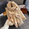 Bufanda de cachemira de imitación para mujer, estilo coreano, combinable con todo, cálida, con ala exterior, para invierno, 2023