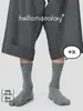 Calcetines de Algodón para Hombre de Primavera y Verano, Calcetines de Dedos Divididos para Cuatro Estaciones, Calcetines de Dos Dedos, Calcetines de Algodón de Color Sólido de Caña Media para Hombre, Transfronterizo