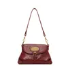 Bolso retro de un solo hombro para mujer estilo coreano, nueva colección otoño 2026, moderno y a la moda, con un diseño elegante y estiloso, adecuado como bolso cruzado o bolso de hombro
